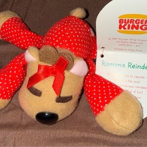 Burger King Ramona Reindeer Plush Toy